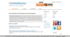 Desktop Screenshot of infowebmaster.fr