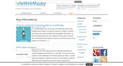 Desktop Screenshot of blog.infowebmaster.fr